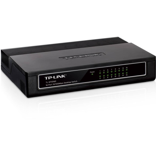 Switch TP-Link SF-1016D 10/100Mbps 16 Port Desktop Switch TP-Link SF-1016D 10/100Mbps 16 Port Desktop