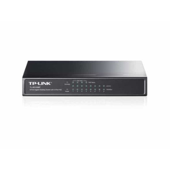 Switch TP-Link TL-SG1008P 10/100/1000Mbps 8 Port Desktop POE Switch TP-Link TL-SG1008P 10/100/1000Mbps 8 Port Desktop POE