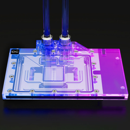 VGA hűtő Vízhűtő blokk Alphacool Eisblock Aurora GPX-N RTX 4090 FE +Backplate - Acryl VGA hűtő Vízhűtő blokk Alphacool Eisblock Aurora GPX-N RTX 4090 FE +Backplate - Acryl